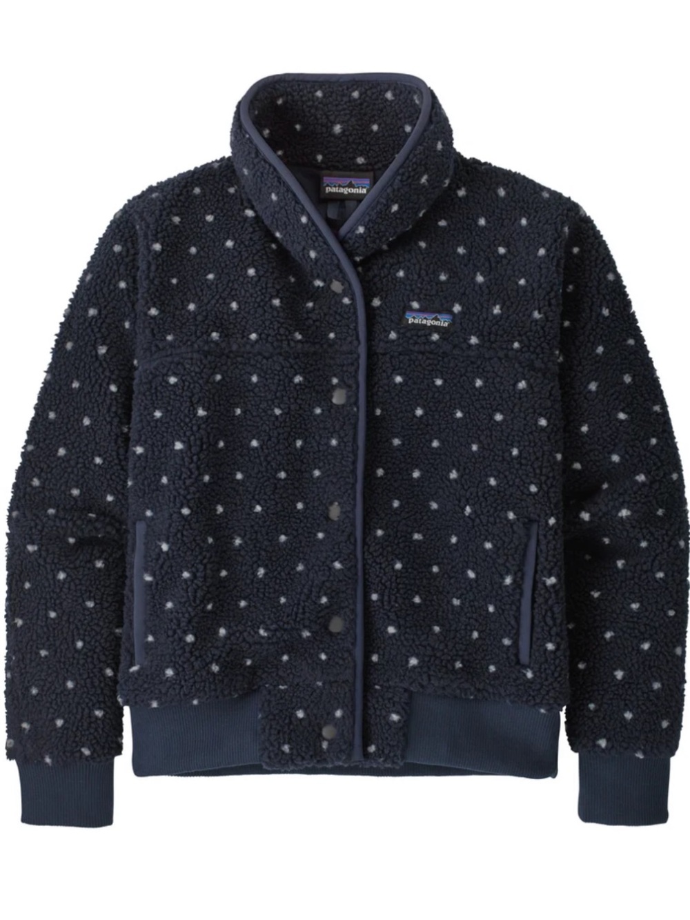 Patagonia Women’s Retro-X Polka Dot Fleece Bomber